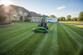Professional lawn mowing service for large residential lawn
