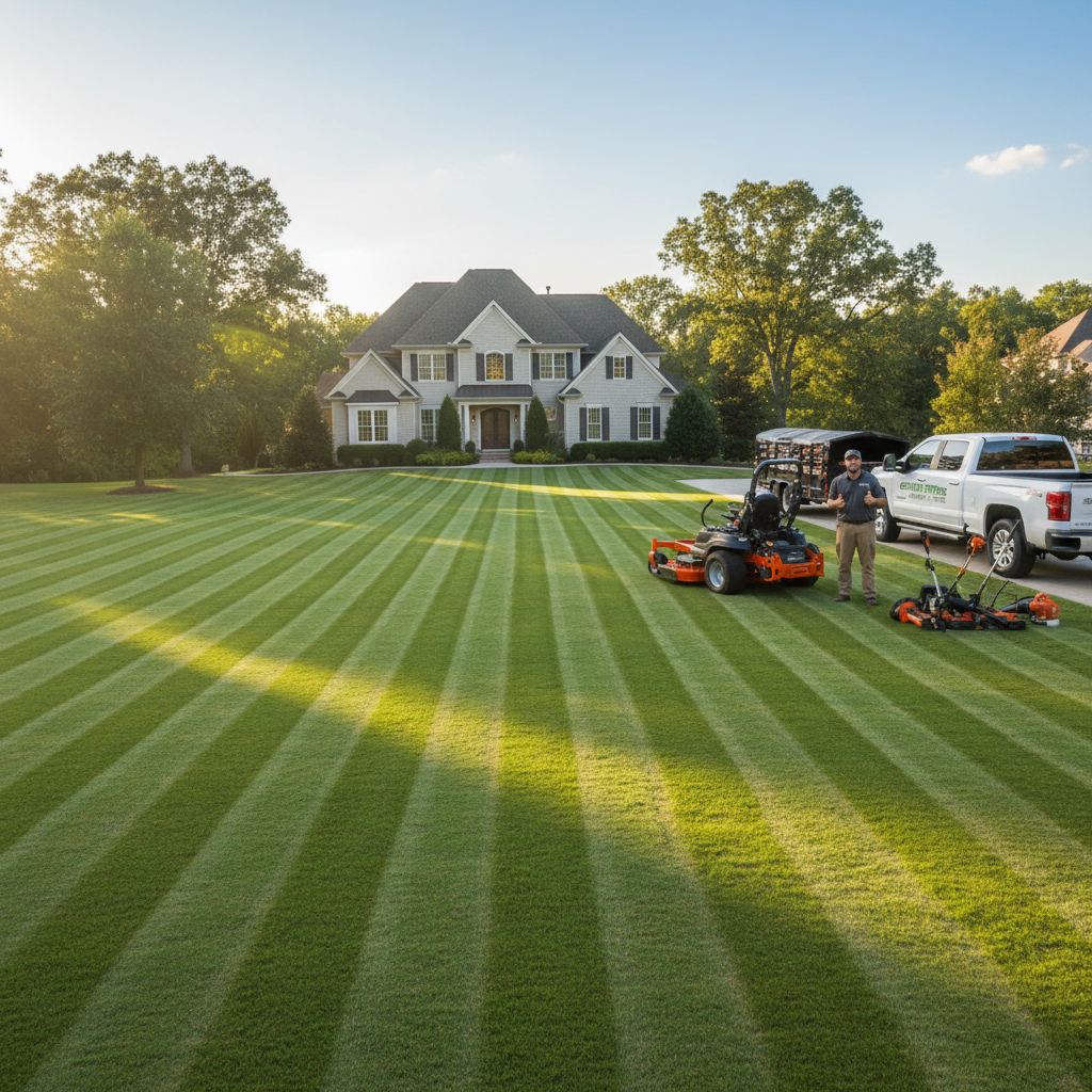 Large Yard Mowing
